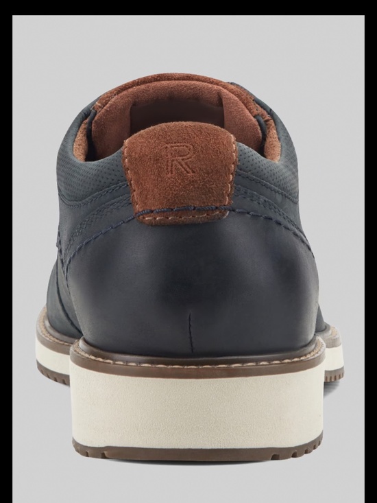 NWT Mens Rockport Criss Oxford Navy Blue Lace Up Leather Casual Shoe TruTech main image 8